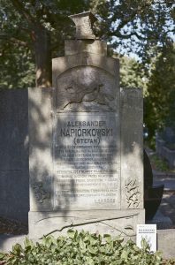 Pomnik nagrobny Aleksandra Napiórkowskiego, fot. P. Augustyniak.